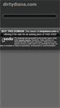 Mobile Screenshot of dirtydiana.com